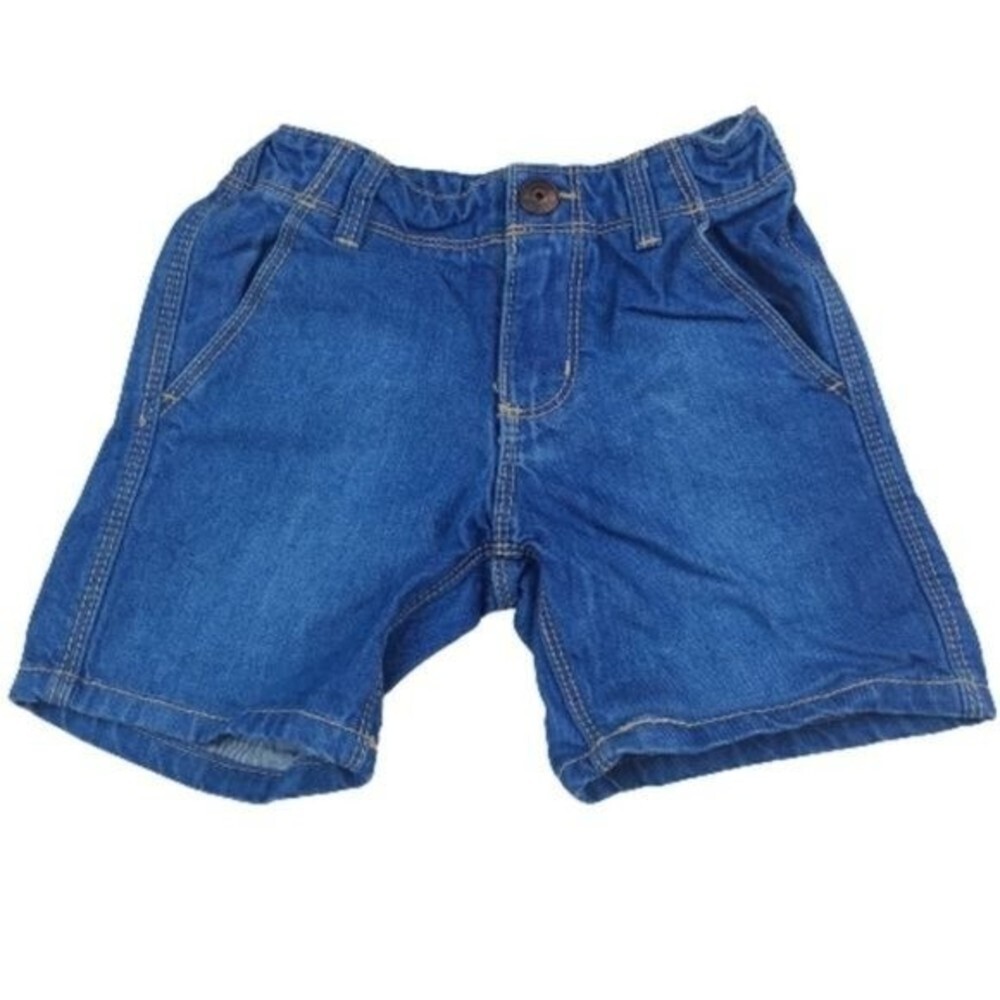 OshKosh Bgosh Toddler Girl Adjustable Waist Short Denim Jean Size 4
